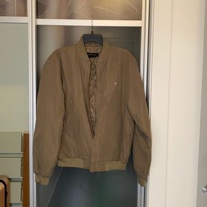 Pale green bomber jacket